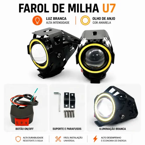 Farol milha universal moto