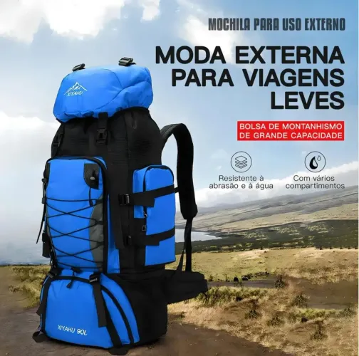 Joyfox Mochila de Montanha 90L Impermeável