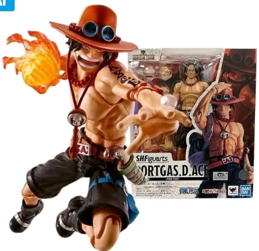 Portgas D. Ace - One Piece - S.H.Figuarts Bandai - NOVO<br>