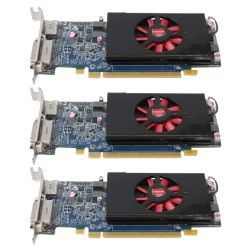 3x Placa de Vídeo Dell AMD Radeon HD 7570 1GB GDDR5 Low Profile 04C5DK NJ0D3