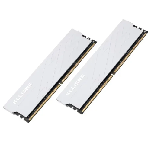 Memória RAM DDR4 32GB (2x16GB) 2666MHz Branca Kllisre