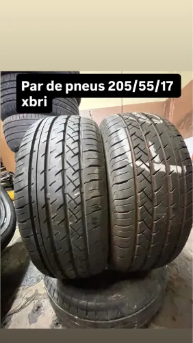 Par de pneus 205/55/17 retirar lago Santa 