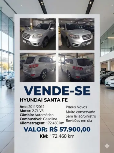 Hyundai Santa Fe GLS 2.4 Tiptronic 2012