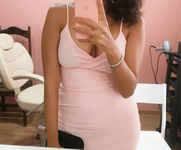 Vestido de festa rosa