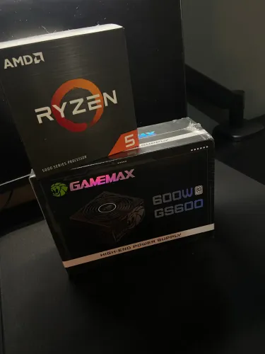 Ryzen 5 5500, fonte gamemax 600w