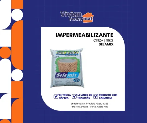 Impermeabilizante Cinza 18Kg Selamix
