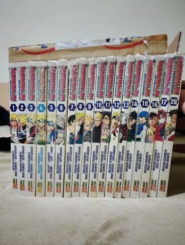 Coleção mangá Boruto 1 ao 17+20 (18 volumes)