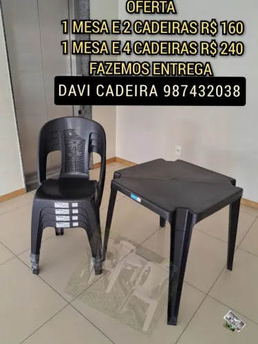 CONJUNTO DE MESA E CADEIRA JW.S.D ND.D.DNDMD DUDF7D DN7X DUD SDUS DUW DIX.DUD SUSS DU DUFJ