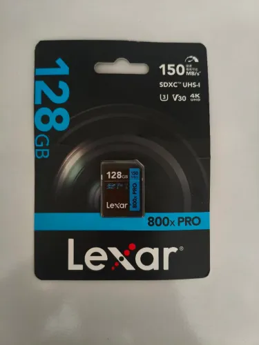 Cartão Sd card Lexar de 128gb V30 4K