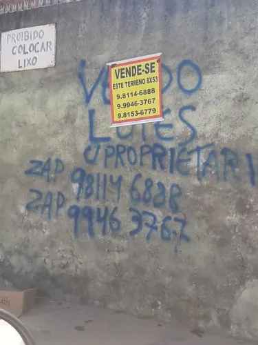 Vende-se terreno 8x53 Jacintinho