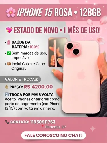 Vende -se iPhone 15