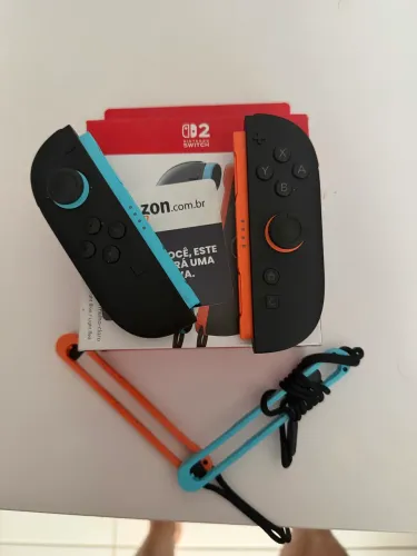 ? Joy-Con Original Nintendo Switch 2 - Azul e Rosa ?