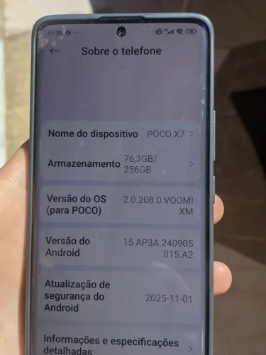 POCO X7 LANÇAMENTO NOVO, QUEM COMPRA NAO SE ARREPENDE, CAMERA EXCELENTE.