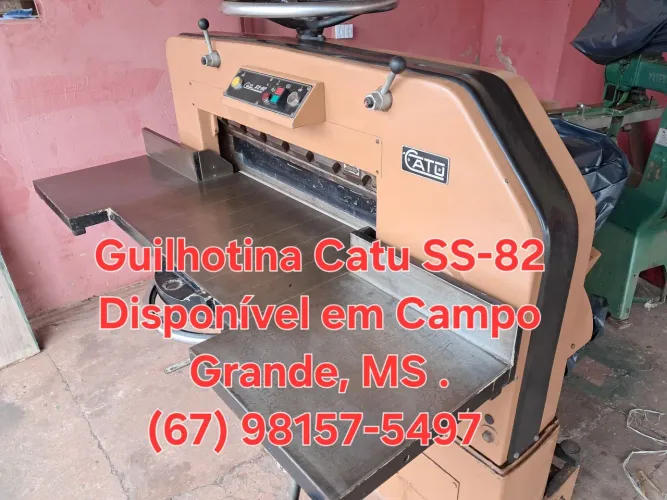 Guilhotina Catu ss 82 disponível em MS