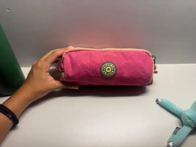 Estojo kipling rosa 
