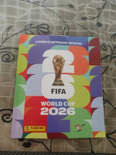 Álbum de figurinhas da Copa do Mundo 2026 oficial Panini