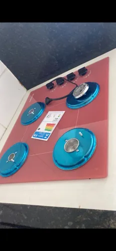Cooktop rosa poucos meses de uso