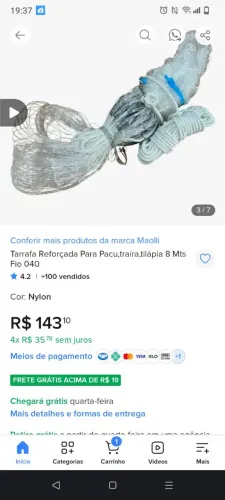 Tarrafa de pesca