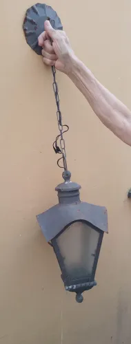 Lustre Pendente de Ferro antigo