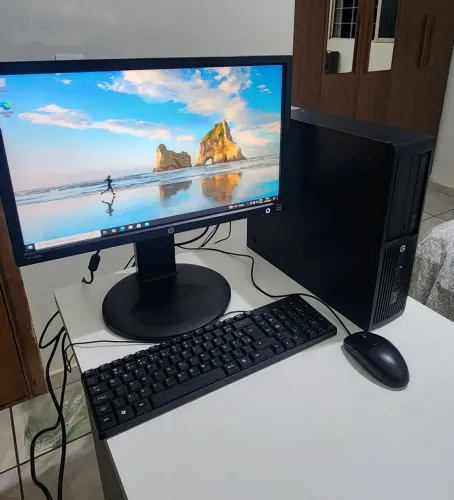 Computador HP Completo Ssd 250Gb/Ram 8Gb/ Win-10 Pro