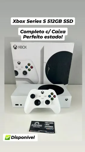 Xbox Series S 512GB SSD Com Caixa Impecável! (Aceito Cartão)