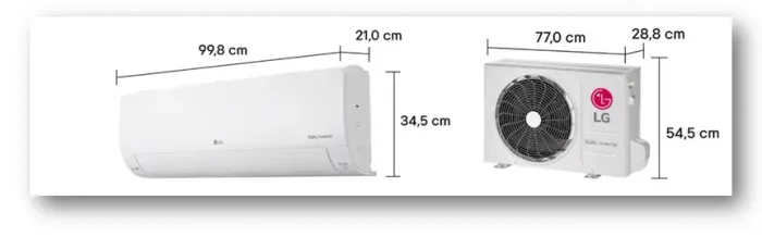 Ar-Condicionado LG AI Dual Inverter Voice 18.000 BTU Frio 220V