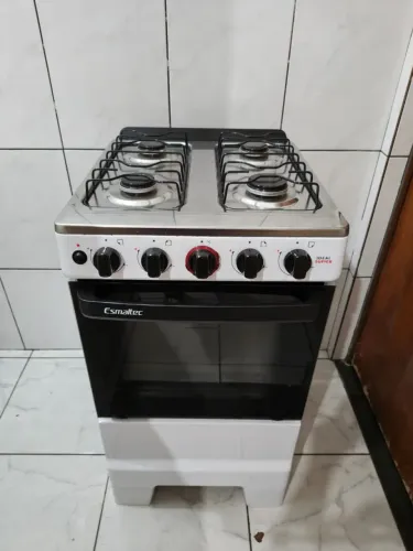 Fogão Esmaltec Branco - Acendimento automático 
