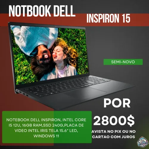 Notebook Dell inspiron i5 12geracao 