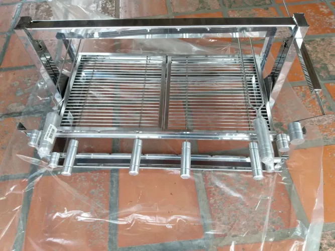 Grill inox para churrasqueira