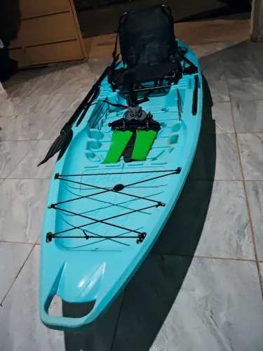 Vendo caiaque Alpha 1084 top da milha náutica acompanha pedal Cross drive milha náutica 