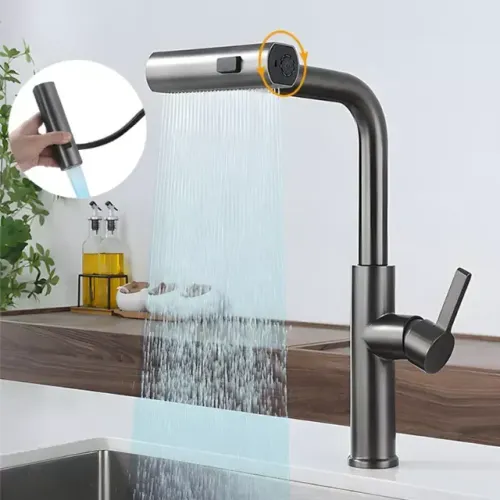 Torneira Gourmet Monocomando de Bancada Aço inox