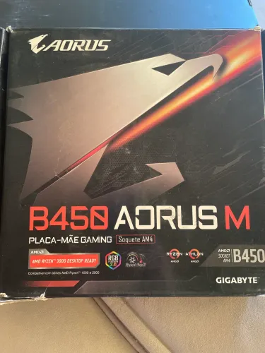 placa-mãe Gigabyte B450 Aorus M