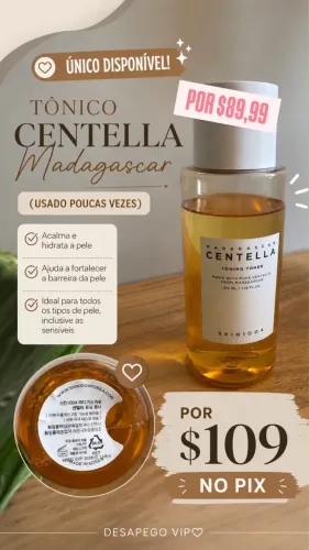 Tônico Centella Madagascar original usado poucas vezes