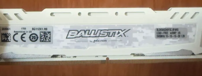 Memória RAM Crucial Ballistix 2x4gb