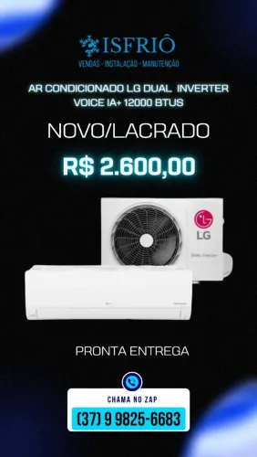 Ar condicionado LG Dual inverter 12000 btus 220v
