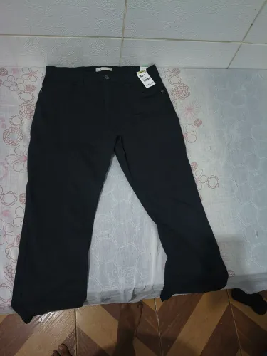 calça casual preta tamanho 48 por 90