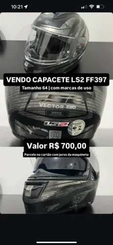 Capacete LS2 FF397 TAM 64