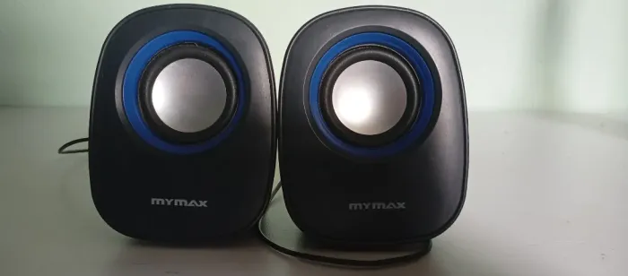 Caixa de Som Mymax 2.0 USB P2 6W RMS Azul