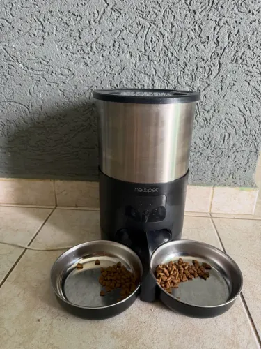 5l Dispensador Automático De Alimentos Para Cães e Gatos Newpet
