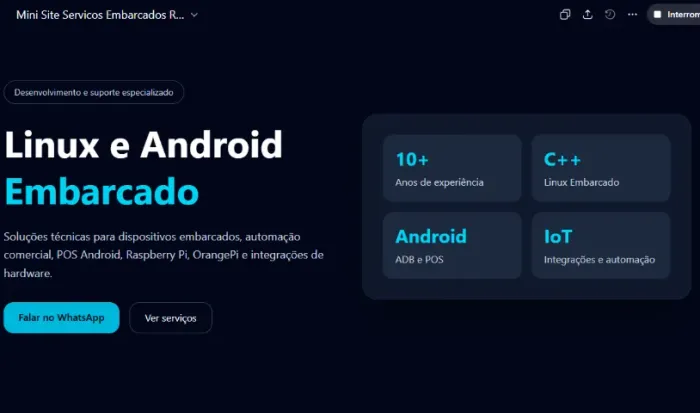 Suporte Técnico Especializado - Linux, Android Embarcado, Software e Hardware