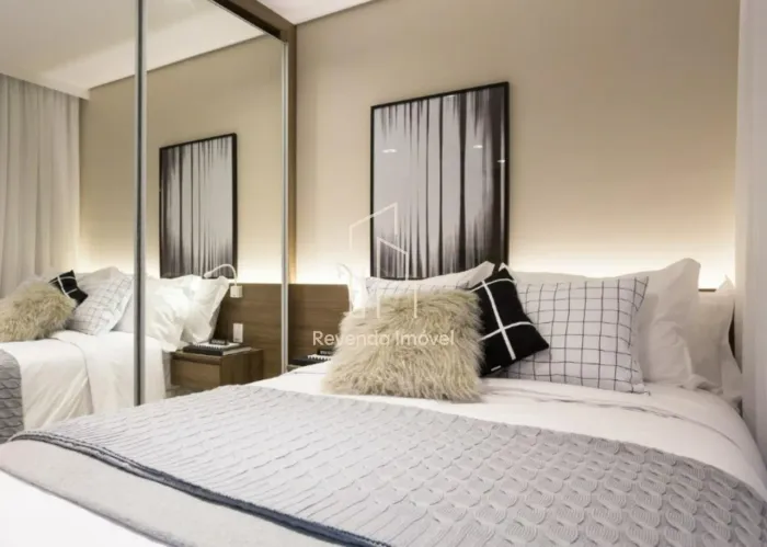 APARTAMENTO MOBILIADO EM PINHEIROS - PRÓXIMO À FARIA LIMA: 1 Quarto, 1 Sala, 1 Banheiro, 4