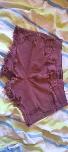 Shorts le lis blanc cor púrpura