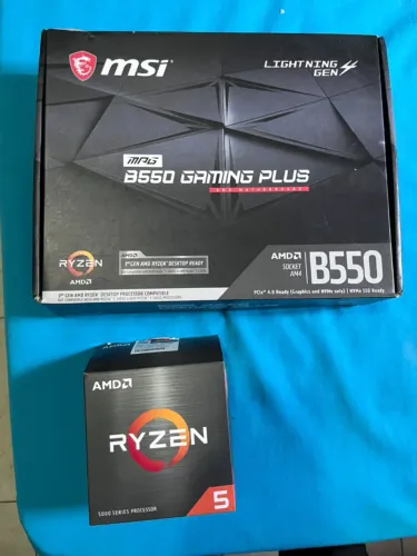 Kit Ryzen 5 5600 + MSI B550 GAMING PLUS