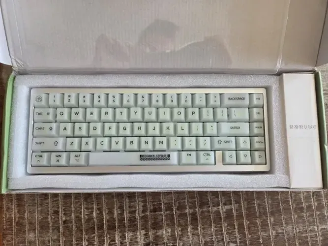 teclado gasket montando, case aluminio lucky65, Switch Silent, teclado silencioso