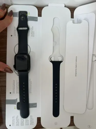 Apple Watch Series 7 GPS 41mm Midnight + Caixa Original