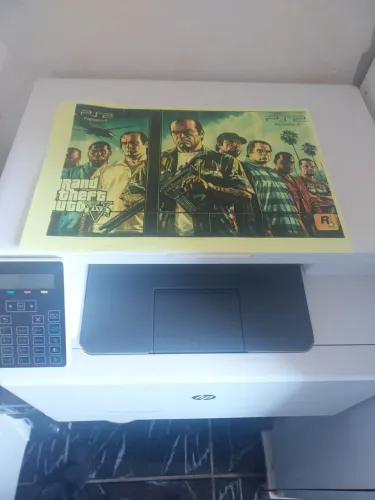 Impressora hp laser colorida pego placa de vídeo ou vídeo game