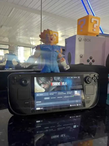 STEAM DECK com 1TB e garantia. Recebo seu console na troca.