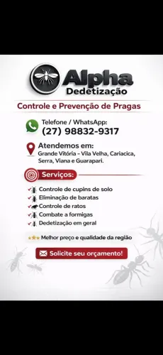 Detetizaçao de insetos 