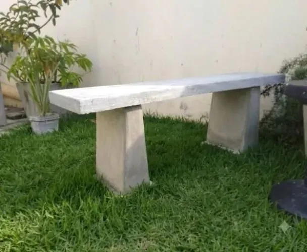 Banco em concreto 1,50x35 para lagos