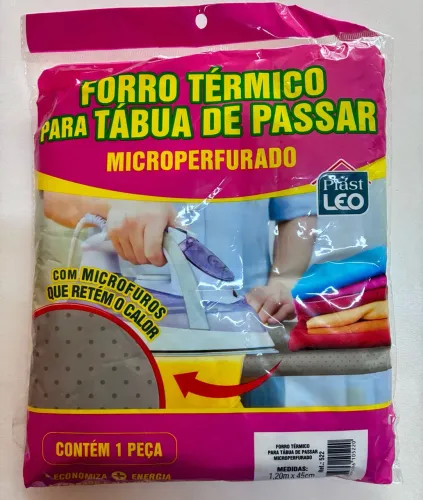 forro térmico para tábua de passar plast léo (ref. 522), 1,20 m x 45 cm